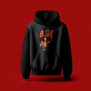 Hoodie Dita e Pavarësisë – Duks Patriotik me Flamurin Shqiptar