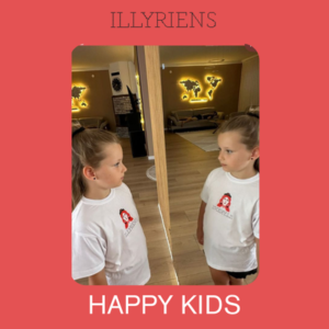 Dy fëmijë me maica të bardha Illyriens